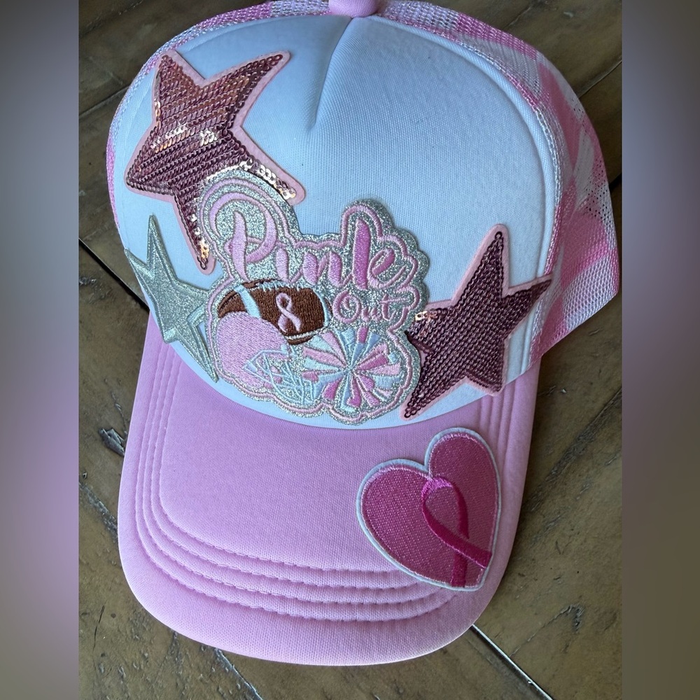 Pink Out Trucker Hat for Cancer Awareness